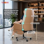 Ghế Văn Phòng da bò chỉnh cơ VBOSS - V16-S