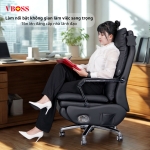 Ghế Văn Phòng da bò chỉnh cơ VBOSS - V15-S