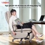 Ghế Văn Phòng da bò chỉnh cơ VBOSS - V15-S