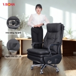 Ghế Văn Phòng da bò chỉnh cơ VBOSS - V15-S