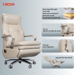 Ghế Văn Phòng da bò chỉnh cơ VBOSS - V15-S