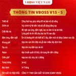 Ghế Văn Phòng da bò chỉnh cơ VBOSS - V15-S