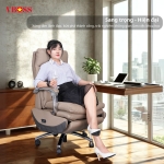 Ghế Lãnh Đạo da bò Massage chỉnh điện VBOSS - V16