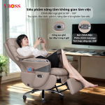 Ghế Lãnh Đạo da bò Massage chỉnh điện VBOSS - V17