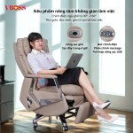 Ghế Giám Đốc da bò Massage chỉnh điện VBOSS - V18