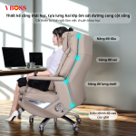 Ghế Giám Đốc da bò Massage chỉnh điện VBOSS - V18