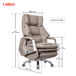 Ghế Giám Đốc da bò Massage chỉnh điện VBOSS - V18