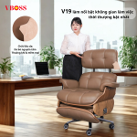 Ghế Chủ Tịch da bò chỉnh điện VBOSS - V19