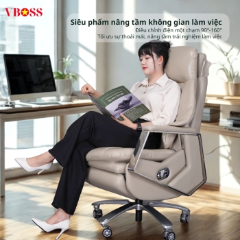 Ghế Giám Đốc Đẳng Cấp | Thăng Hạng Văn Phòng Hiện Đại 2026