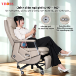 Ghế Giám Đốc da bò Massage chỉnh điện VBOSS - V20
