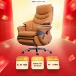 Ghế Lãnh Đạo da bò Massage chỉnh điện VBOSS - V17